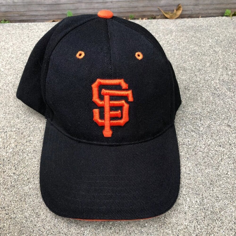 SAN FRANCISCO Giants Hat Men's Baseball Cap Black MLB One Size Adjustable​​​